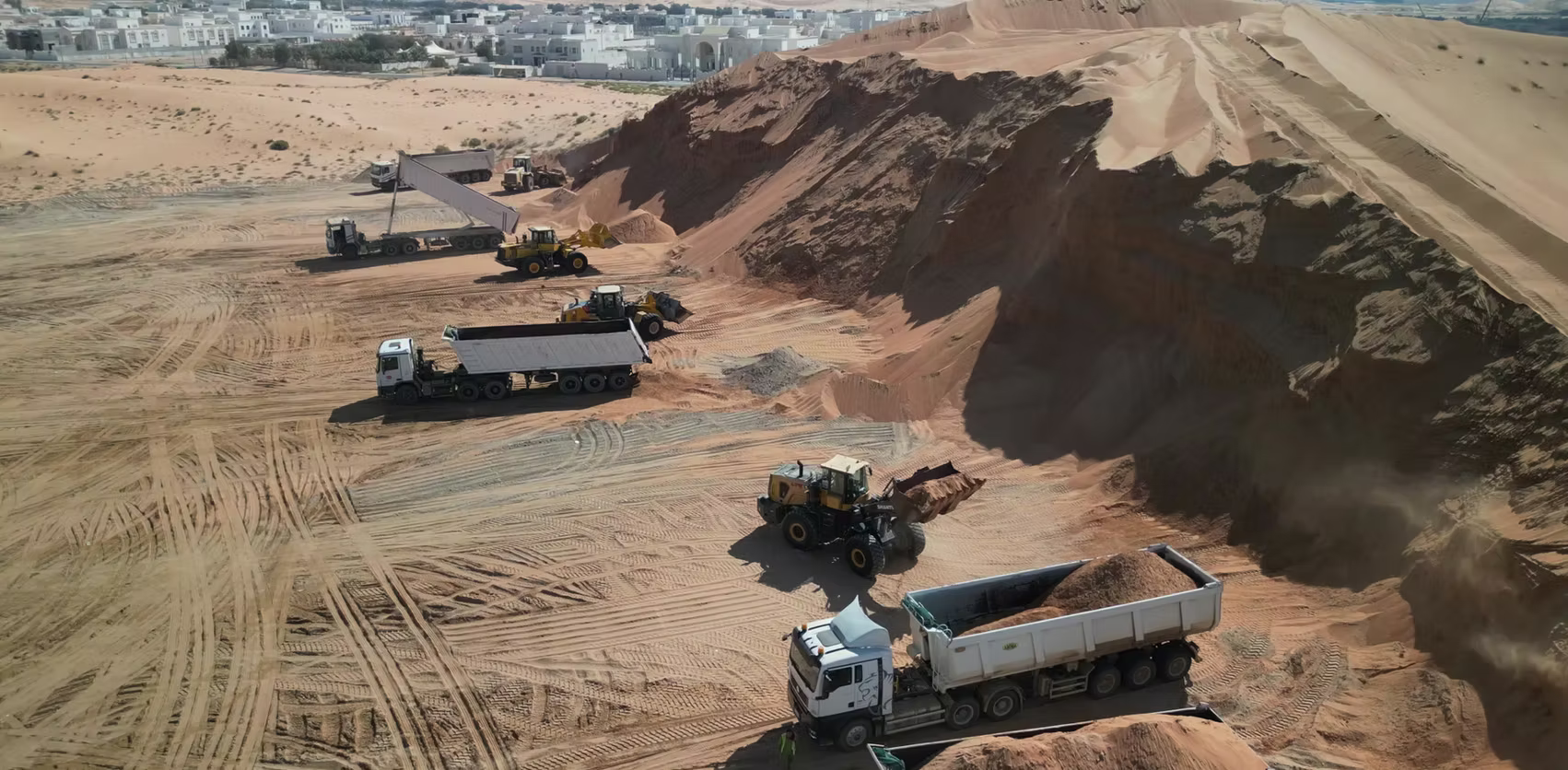 Ohana Development at Al Jurf — earthworks and infrastructure works for the 122-villa JAQ Project
