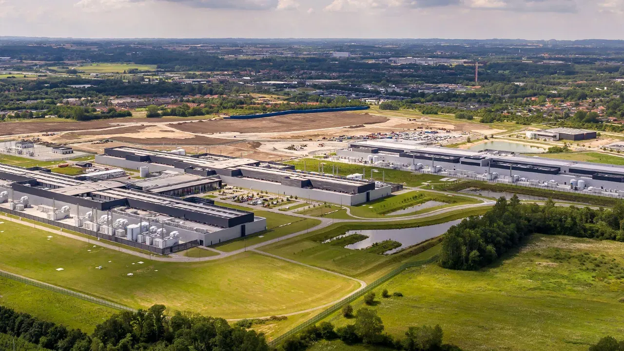 Meta Denmark ODN Substation at the Odense hyperscale data centre campus